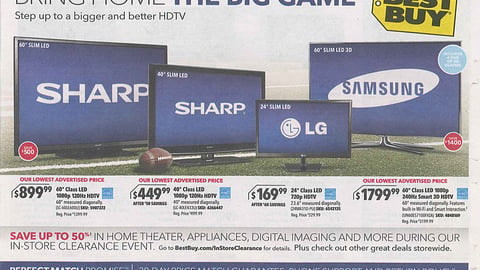 Best Buy 'Big Game' Front-Page Feature