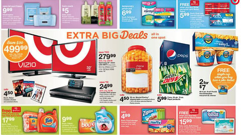 Target 'Extra Big Deals' Feature