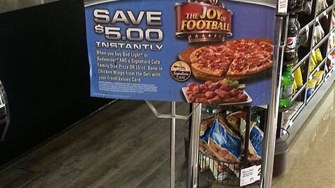Bud Light Safeway 'Joy of Football' Stanchion