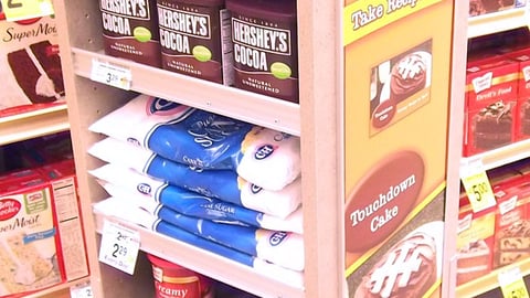 Safeway 'Touchdown Cake' Floorstand