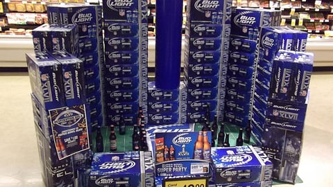 Bud Light PepsiCo 'Super Party' Display