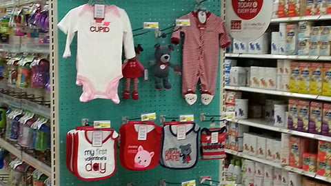 Target 'Valentopia' Baby Apparel Endcap