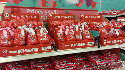 Hershey's Kisses Target 'Say It With a Kiss' Shelf Trays