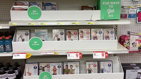 Target 'Get Fit' Shelf Trays