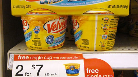 Target Velveeta 'Free Item' Price Label