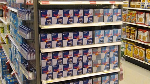 Target Red Bull Endcap