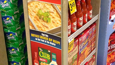 Safeway 'Score Big on Game Day' Floorstand
