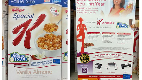 Special K Walmart 'Get Back on Track' Packaging