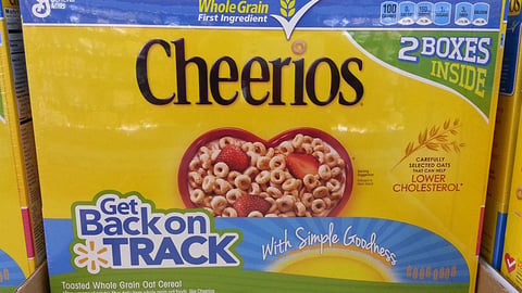 Cheerios Walmart 'Get Back on Track' Packaging