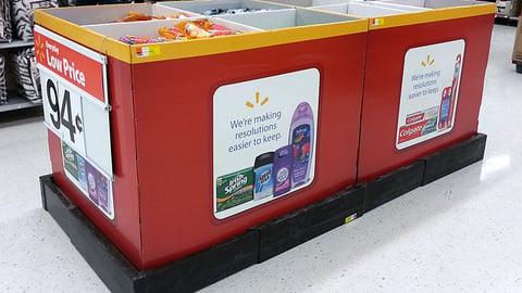 Colgate-Palmolive Walmart 'Resolutions' Dump Bins