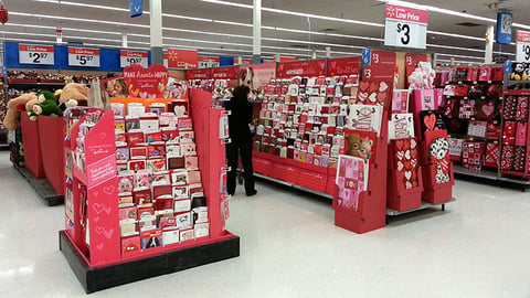 Walmart Valentine's Day Merchandising