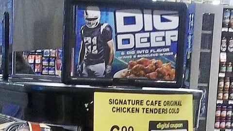 Safeway 'Dig Deep' Framed Sign