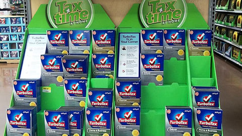 Walmart TurboTax 'Tax Time' Endcap