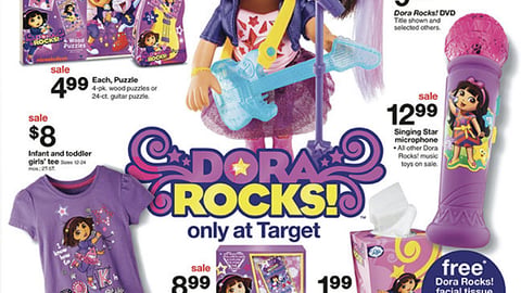 Target Dora Rocks Feature