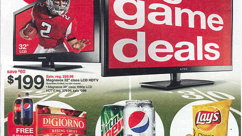 Target 'Big Game Deals' Circular Cover