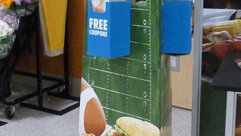 Publix 'Game Day Favorites' Standee