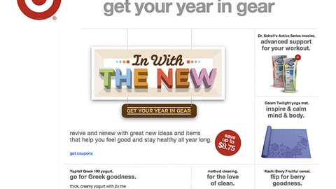 Target.com 'Year In Gear' Page