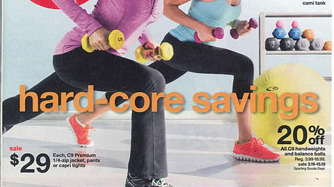 Target 'Hard-Core Savings' Circular Cover