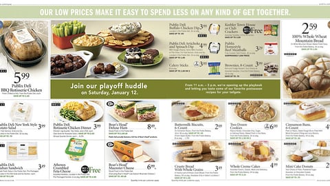 Publix 'Playoff Huddle' Feature