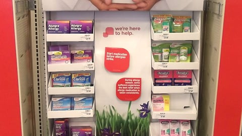 CVS 'Care & Prepare' Allergy Relief Endcap