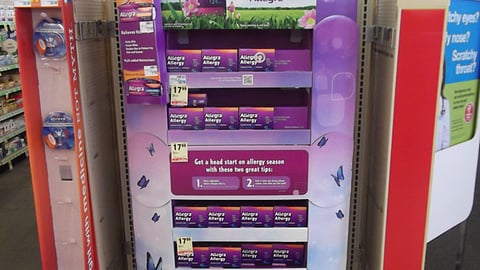Allegra 'Get Ready Now' Endcap