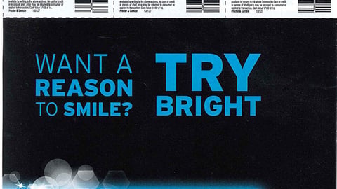 Crest 'Try Bright' FSI