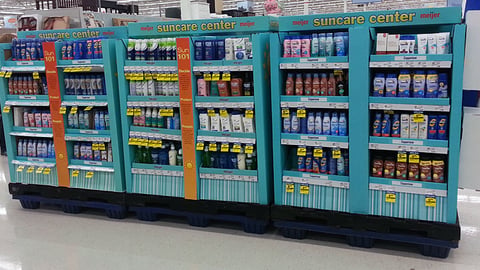 Meijer 'Suncare Center' Pallet Train