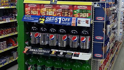 Dollar General PepsiCo 'Share the Stage' Endcap