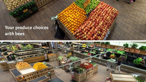 Whole Foods 'Bee-Less' Produce Department