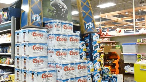 Coors Light 'Atlanta Falcons' Endcap