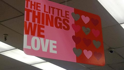 CVS 'Things We Love' Ceiling Sign
