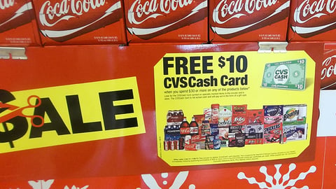 'CVSCash Card' Case Sign