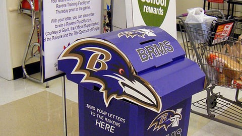 Giant-Landover Baltimore Ravens Drop Box
