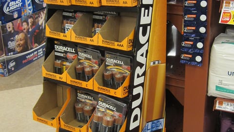 Duracell 'NFL' Shipper