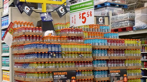 Gatorade 'Like a Pro' Endcap