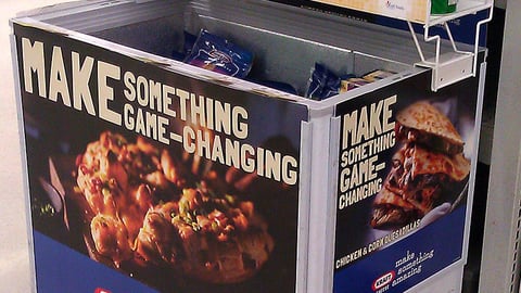 Kraft 'Game Changing' Cooler Signs