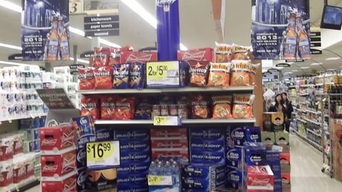 QFC Super Bowl Endcap