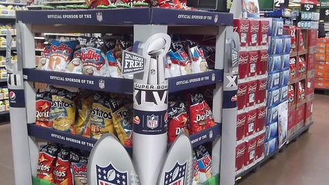 Frito-Lay '20% More' Super Bowl Pallet