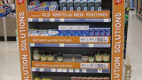 Walgreens 'Resolution Solutions' Endcap