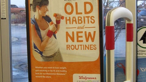 Walgreens 'Resolution Solutions' Window Poster