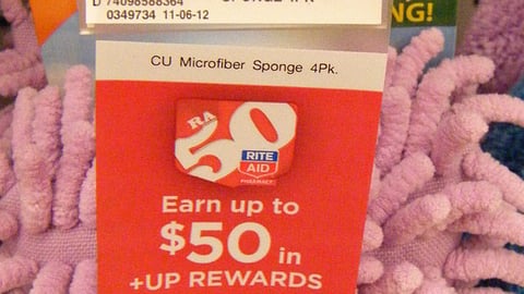 Rite Aid 'RA50' Shelf Tag