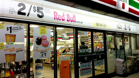 7-Eleven Red Bull 'Resolution' Banner