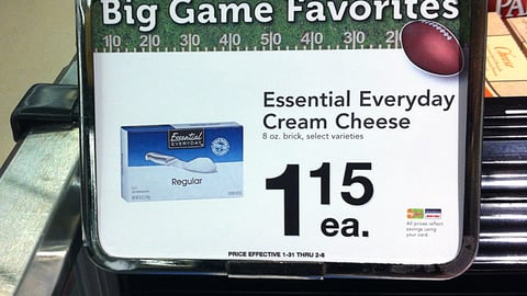 Jewel-Osco 'Big Game Favorites' Framed Sign