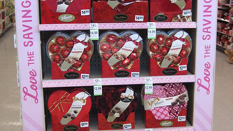 Walgreens 'Love the Savings' Valentine's Day Endcap