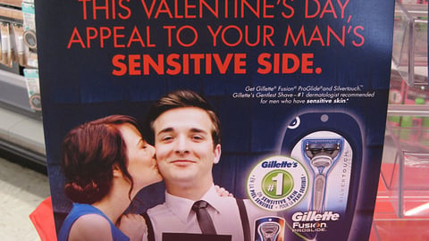 Walgreens Gillette Fusion 'SaturDate' Counter Card