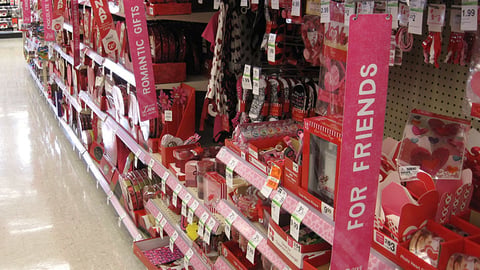 Walgreens Valentine's Day Category Markers