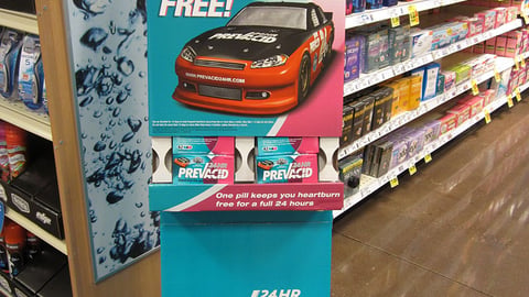 Prevacid Kroger Daytona 500 Floorstand
