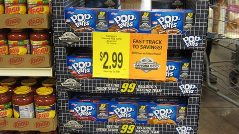 Kellogg's Kroger Daytona 500 Pop-Tarts Floorstand