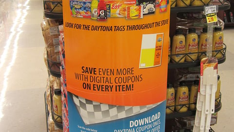Kroger 'Fast Track' Daytona 500 Standee