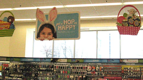 Walgreens Easter Ceiling Signs
